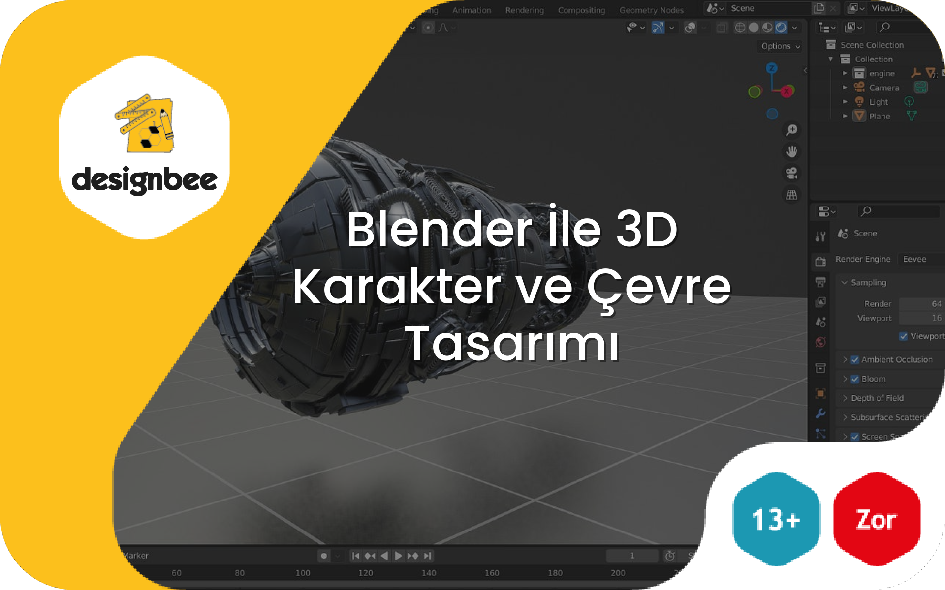 Blender İle 3D Karakter ve Çevre Tasarımı