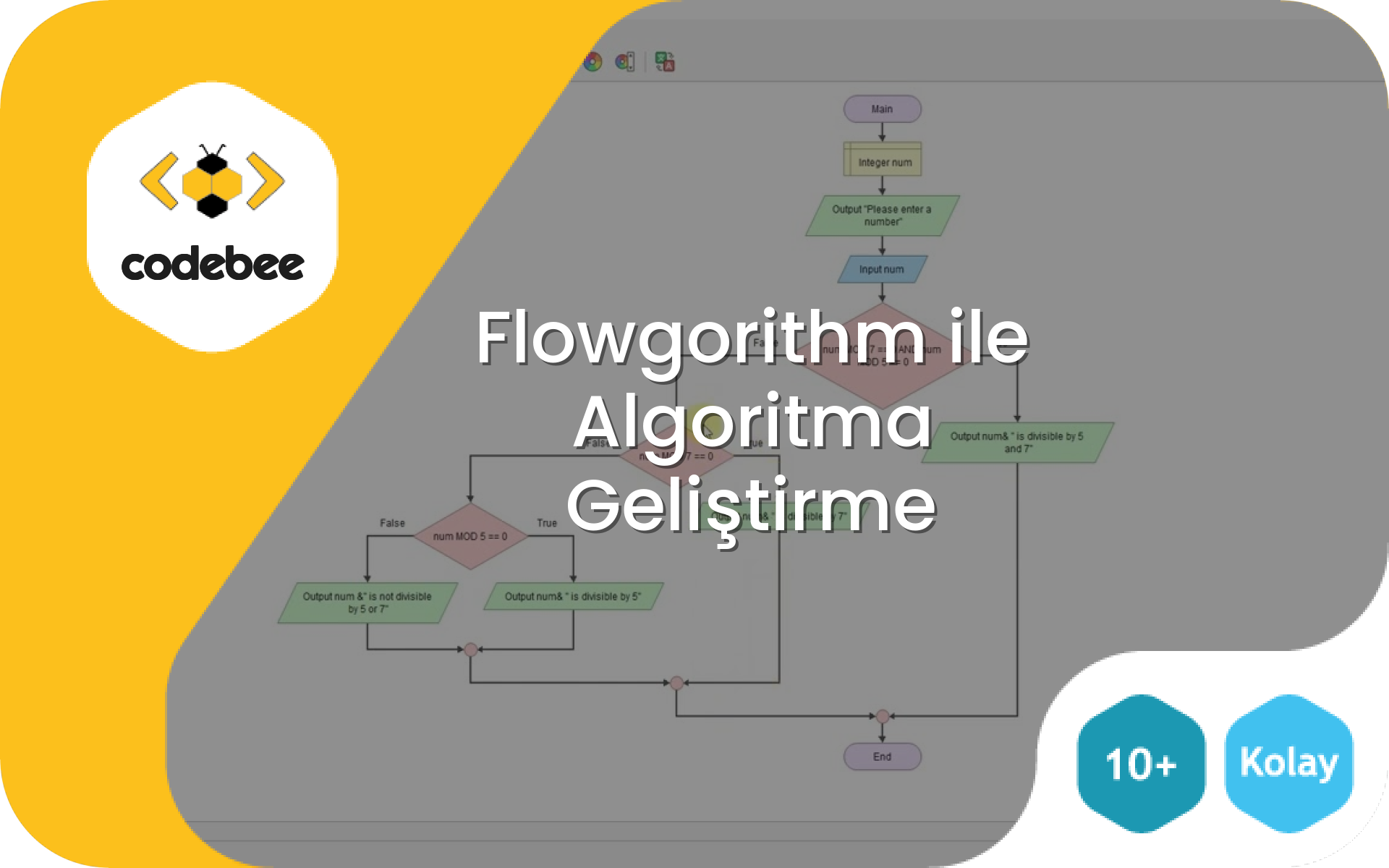 Flowgorithm ile Algoritma Geliştirme