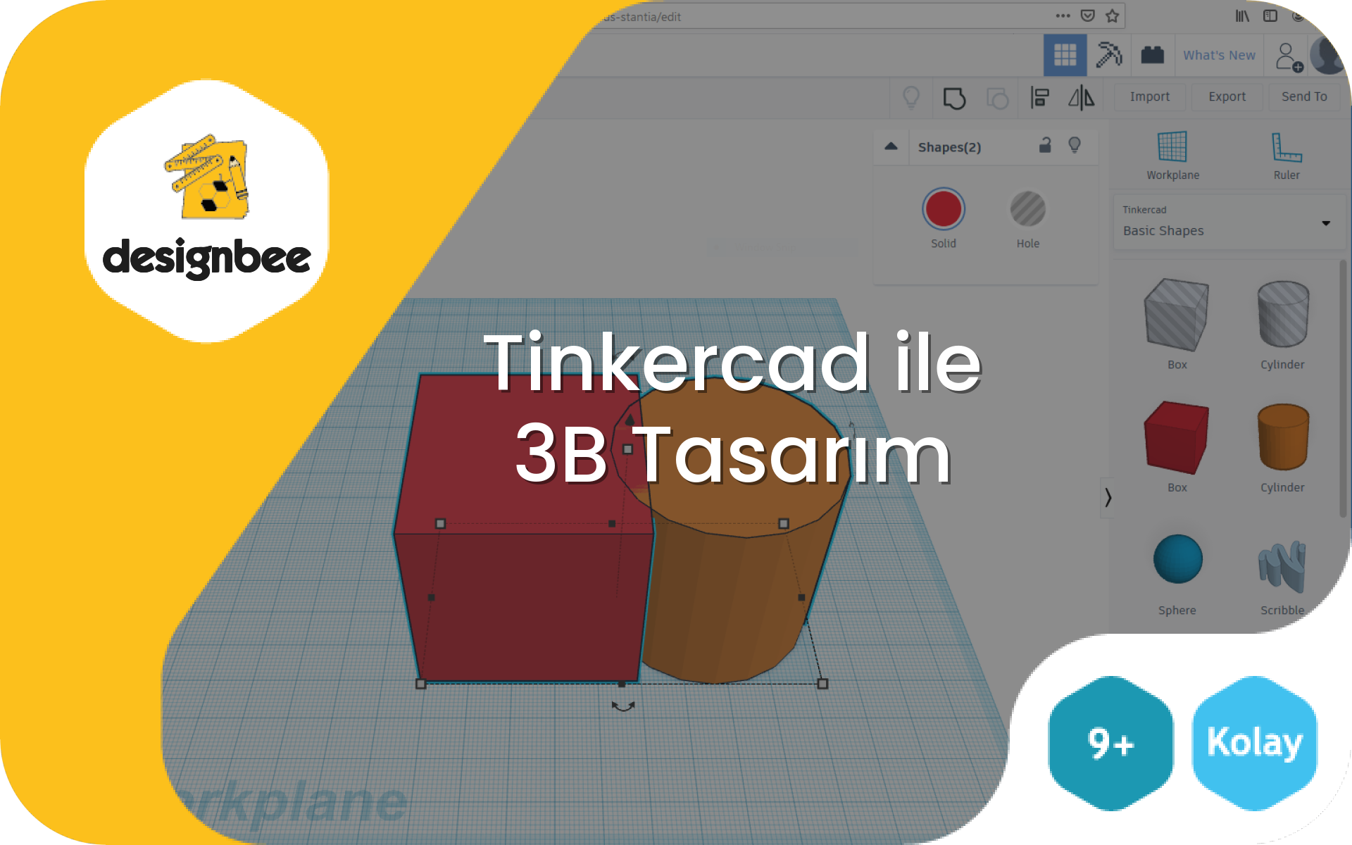 Tinkercad ile 3B Tasarım